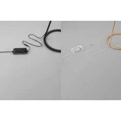 LUCES VIBORAL LE44526/7 LED floor lamp 30W black, gold 3000K
