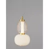 LUCES ARROYOS LE44494/5 elegant LED hanging lamp gold 2 sizes