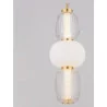 LUCES ARROYOS LE44494/5 elegant LED hanging lamp gold 2 sizes