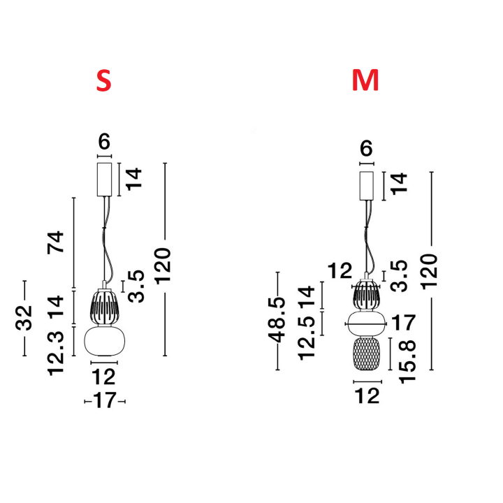 LUCES ARROYOS LE44494/5 elegant LED hanging lamp gold 2 sizes