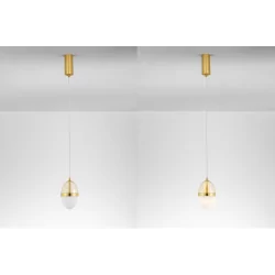 LUCES ARENA LE44329/30 LED hanging lamp 3000K, gold, 2 sizes
