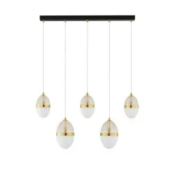 LUCES ARENA LE44332 gold LED hanging lamp 3000K, elegant design
