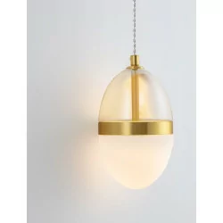 LUCES ARENA LE44333 kinkiet LED 13W złoty szkło/metal elegancki 3000K