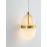 LUCES ARENA LE44333 kinkiet LED 13W złoty szkło/metal elegancki 3000K