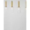 LUCES OROYA LE44338 złoto-czarna lampa wisząca 4xE27 szkło/metal, IP20