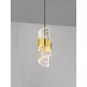 LUCES PAITA LE44350 elegant gold LED hanging lamp 9W, 150cm, 3000K