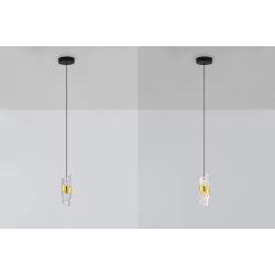 LUCES PAITA LE44350 elegant gold LED hanging lamp 9W, 150cm, 3000K