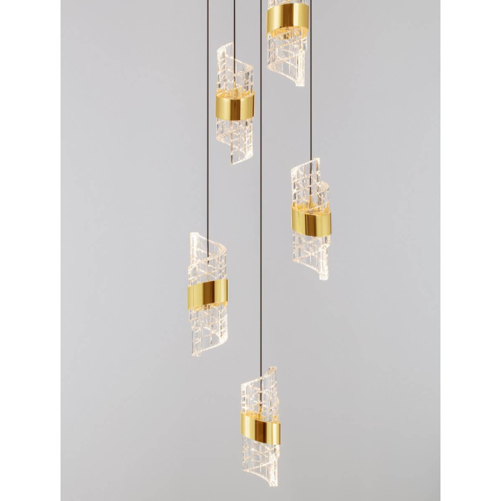 LUCES PAITA LE44351 elegant hanging lamp gold LED 3000K 41W IP20