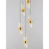 LUCES PAITA LE44351 elegancka lampa wisząca złota LED 3000K 41W IP20
