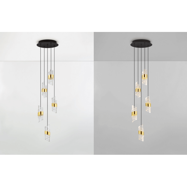 LUCES PAITA LE44351 elegant hanging lamp gold LED 3000K 41W IP20