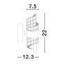 LUCES PAITA LE44353 LED wall lamp gold 9W 739lm 3000K modern design