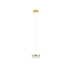 LUCES MINEROS LE44581 gold LED hanging lamp 6W, 3000K modern