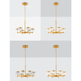 LUCES MINEROS LE44585/6 modern gold LED hanging lamp 3000K