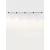 LUCES PISCO LE44354/5/6 nowoczesna lampa LED 3000K czarna 3 rozmiary