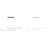 LUCES PIURA LE44357/8 elegant LED lamp black/gold aluminum 3000K