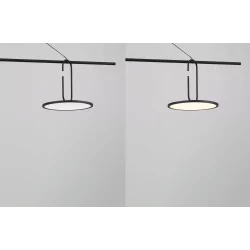 LUCES ACACHI LE44523 LED hanging lamp black, steel/aluminum 3000K