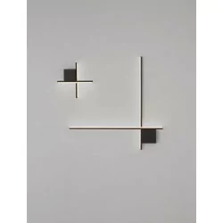 LUCES CHOTA LED wall lamp, 3 sizes, black or black/gold