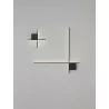 LUCES CHOTA LED wall lamp, 3 sizes, black or black/gold