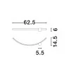 LUCES CUZCO LE44314 kinkiet LED kinkiet LED 3000K nowoczesny design