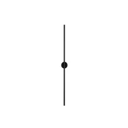 LUCES CASAS LE44365 oblong LED wall lamp, black, 15W modern IP20