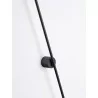 LUCES CASAS LE44365 oblong LED wall lamp, black, 15W modern IP20
