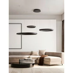 LUCES BARI LE44315/6/7 LED hanging lamp 180W 3 colors aluminum