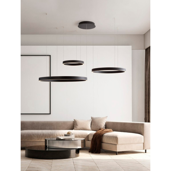 LUCES BARI LE44315/6/7 LED hanging lamp 180W 3 colors aluminum