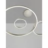 LUCES BARI LE44315/6/7 LED hanging lamp 180W 3 colors aluminum