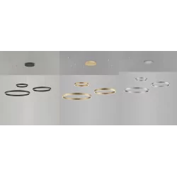 LUCES BARI LE44315/6/7 lampa wisząca LED 180W 3 kolory aluminium