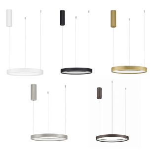 LUCES ZACAPU LE42789 lampa wisząca LED, okrągła, 2 rozmiary, 5 kolor&oacute;w