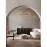 LUCES ILAVE LE44323/4 LED hanging lamp, round, gold, black, aluminum