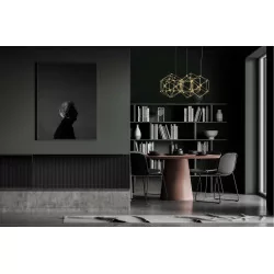 LUCES ASIS LE43479, LE42727 lampa wisząca LED czarna lub złota, 25W