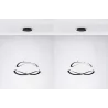 LUCES JAUJA LE44327 modern black LED hanging lamp 87W aluminum