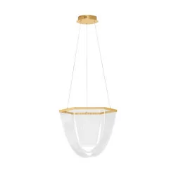 LUCES HUARAL LE44435 LED lamp 35W gold aluminum/acrylic, 2995lm 3000K