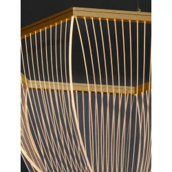 LUCES HUARAL LE44435 lampa LED 35W złota aluminium/akryl, 2995lm 3000K