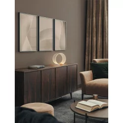 LUCES HUARAL LE44436 elegancka lampa stołowa LED złota 14W aluminium