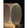 LUCES HUARAL LE44436 elegancka lampa stołowa LED złota 14W aluminium