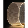 LUCES HUARAL LE44436 elegancka lampa stołowa LED złota 14W aluminium