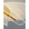 LUCES HUARAL LE44438 lampa sufitowa 20W złota elegancka lampa