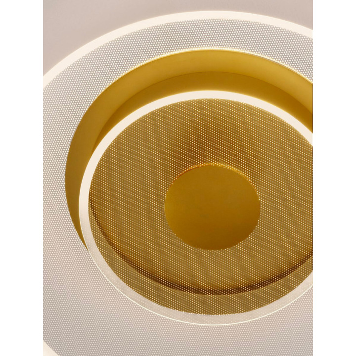 LUCES HUARAL LE44441/2/3 LED ceiling light, gold, 40/50/60cm 3000K