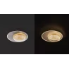 LUCES HUARAL LE44441/2/3 plafon LED, złoty, 40/50/60cm 3000K
