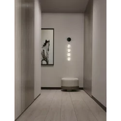 LUCES CHEPEN LE44426 kinkiet LED czarny, wiszące kule, 17W 3000K metal