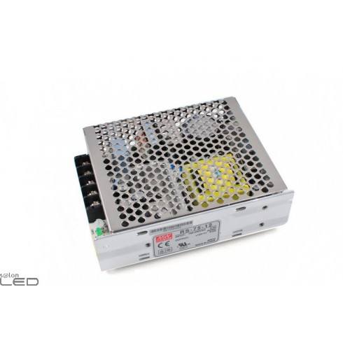 POWER SUPPLY LED 75W MEAN WELL RS-75-12 12V DC