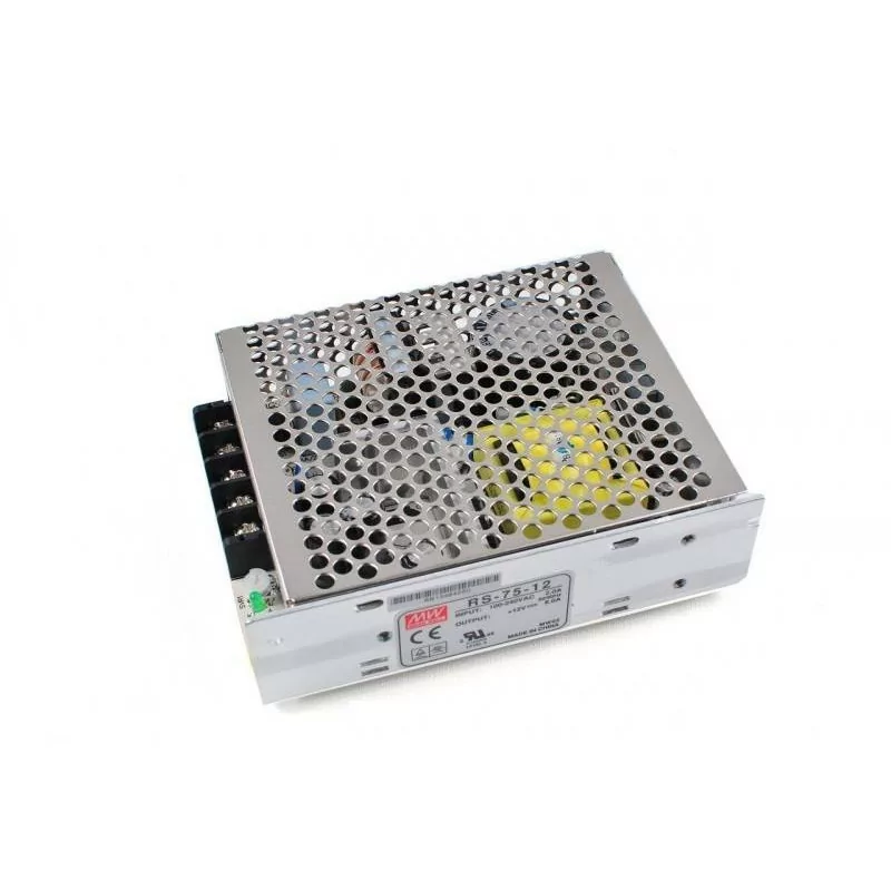 POWER SUPPLY LED 75W MEAN WELL RS-75-12 12V DC