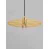 LUCES BAMEPA LE44343 elegancka lampa wisząca złota 1xE27 max 12W, IP20