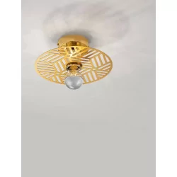 LUCES BAMEPA LE43700/1 gold surface-mounted lamp 2 sizes 1xE27 max 12W