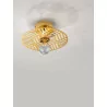 LUCES BAMEPA LE43700/1 gold surface-mounted lamp 2 sizes 1xE27 max 12W