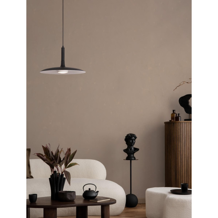 LUCES NAUTA LE44344/5 czarna lampa wisząca LED 2 rozmiary źr&oacute;dło LED