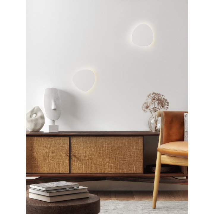 LUCES APURE LE44373/4/5 kinkiet biały, 3 rozmiary, źr&oacute;dło LED, 3000K