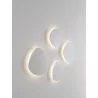 LUCES APURE LE44373/4/5 wall lamp white, 3 sizes, LED source, 3000K
